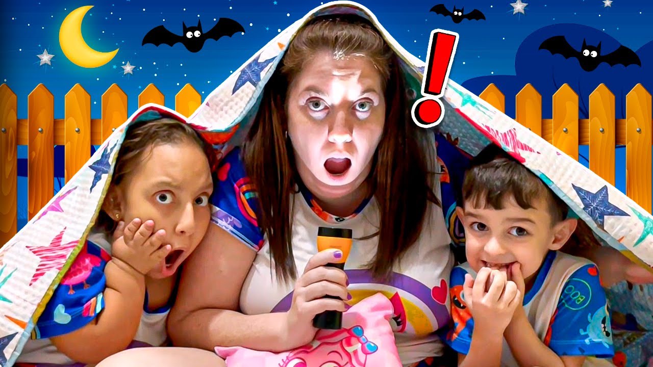 Maria Clara faz uma festa do pijama e aprende regras de higiene - Família MC Divertida
