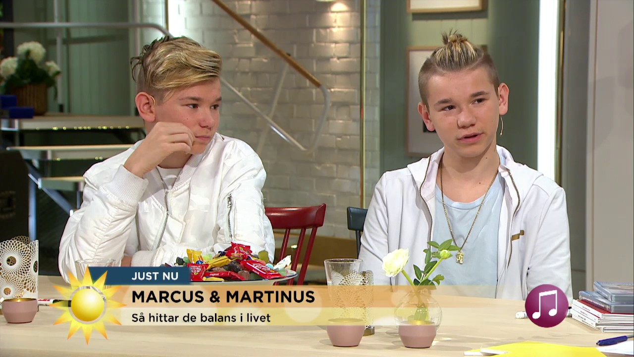 Marcus & Martinus på Sverigebesök - Nyhetsmorgon (TV4)