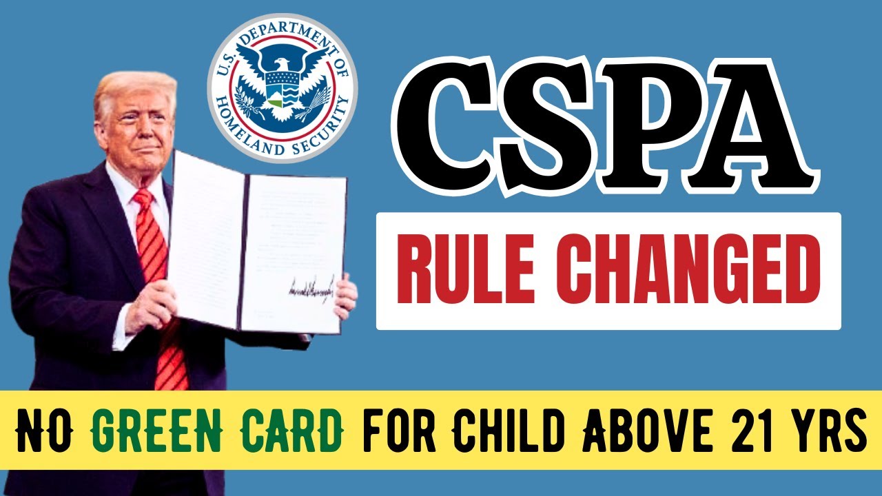 🔴 USCIS Changes CSPA Rule | Big Update for Child Status Protection Act Applicants