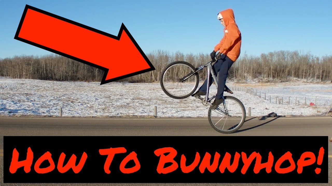 How To Bunnyhop (J Hop/American Bunny Hop) On A Bike!