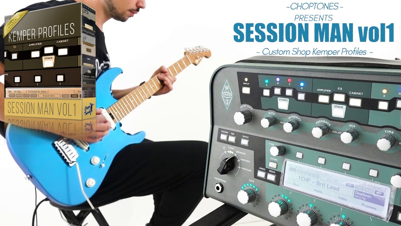 Session Man vol1 Kemper Merged Profiles | Playthrough Demo (Best Amps Collection)