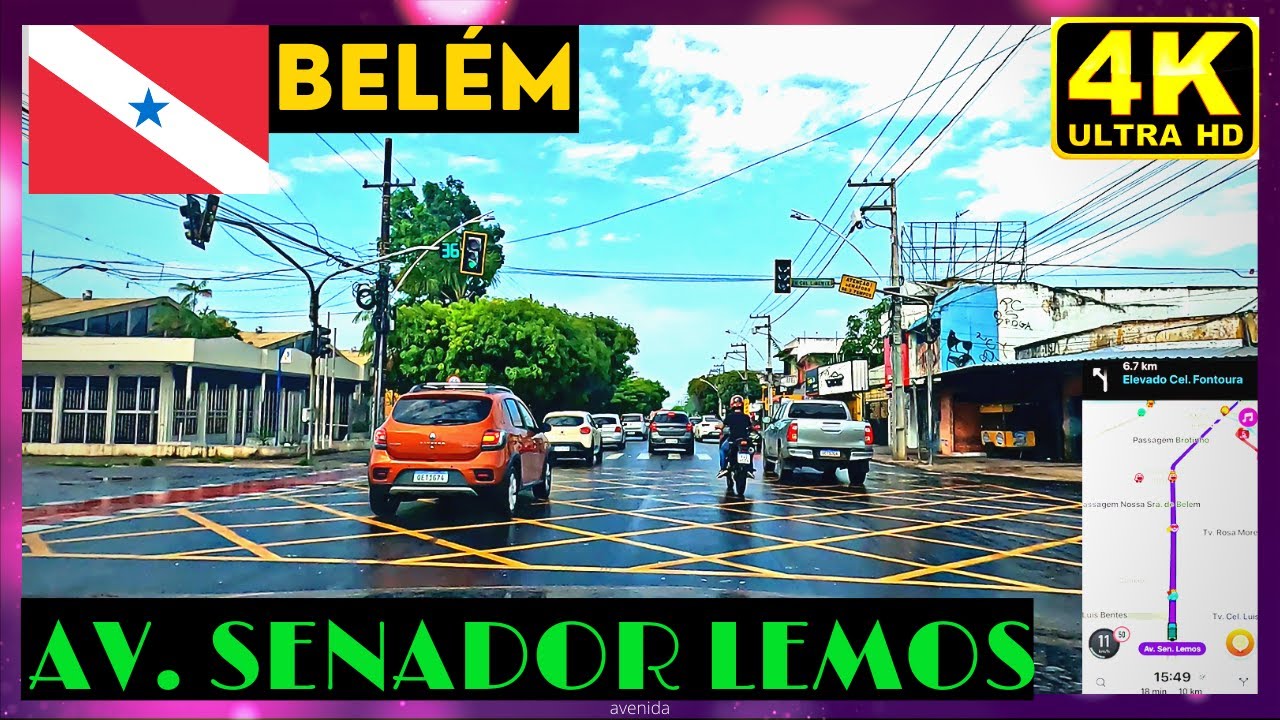 🇧🇷 Av  Senador Lemos em Belém - Pará | #belemdopará | #goprohero12  | #4k