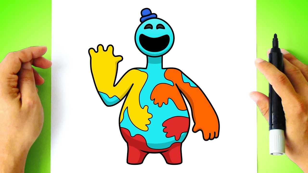 Como DESENHAR o DOEY THE DOUGHMAN - Cómo DIBUJAR a DOEY THE DOUGHMAN - Poppy Playtime Chapter 4