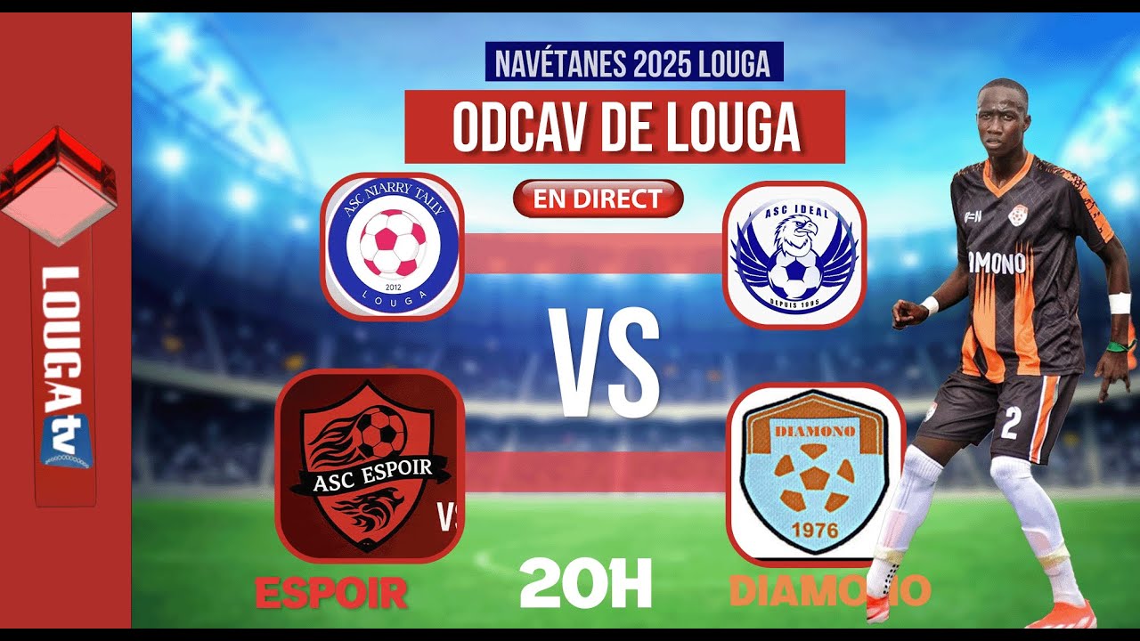 🚨DIRECT NAVETANE LOUGA. NIARY TALT VS IDEAL ESPOIR VS DIAMONO