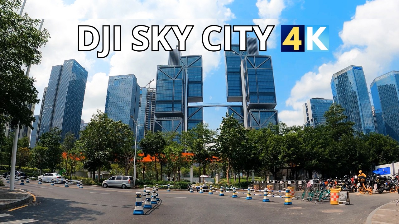 Driving Shenzhen 4K | DJI HQ Sky City & China's Most Modern Green City