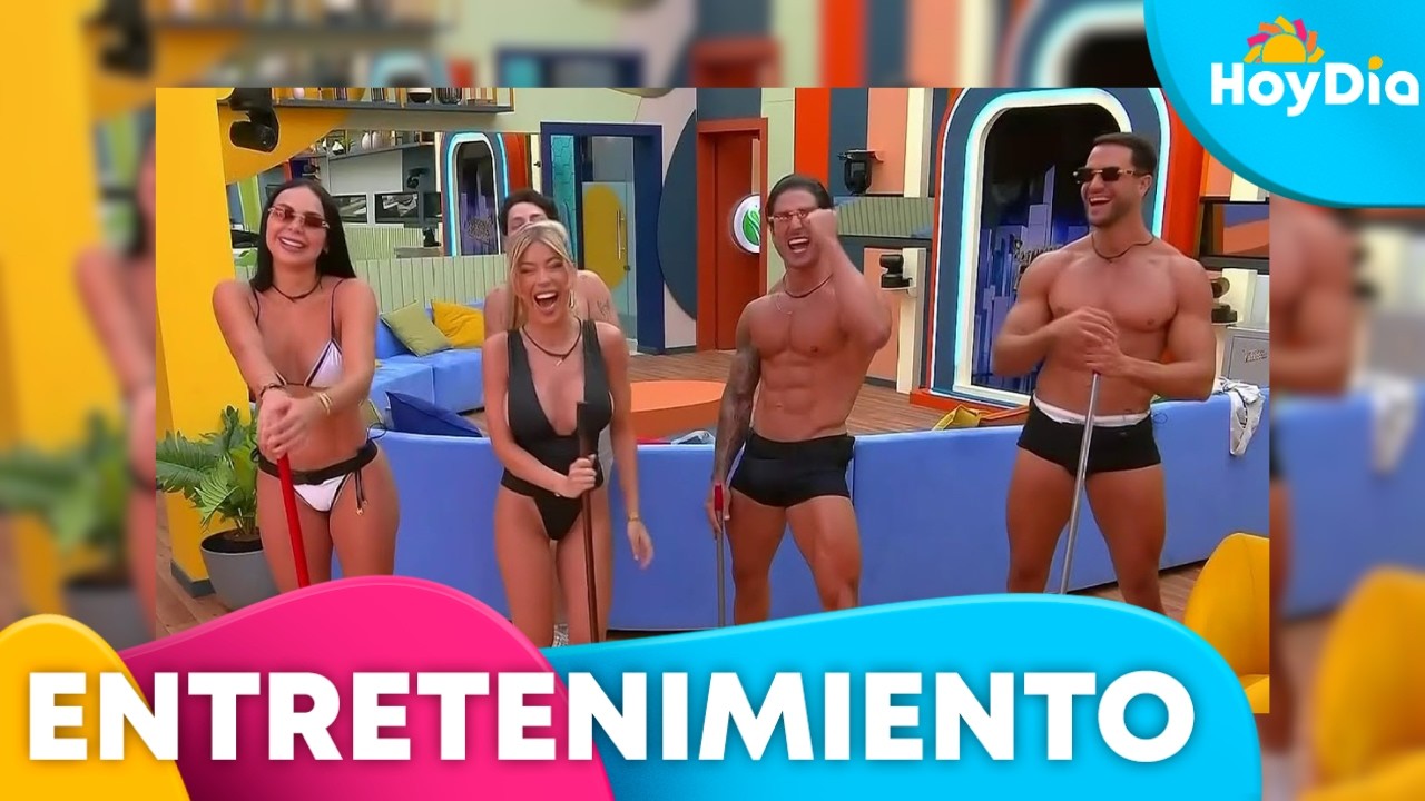 Lupita reacciona a la jornada de limpieza sexy de Oriana | Hoy Día | Telemundo