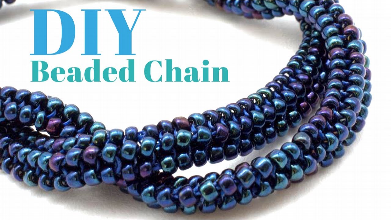 Make Your Own Beaded Herringbone Chain Using Toho Seed Beads