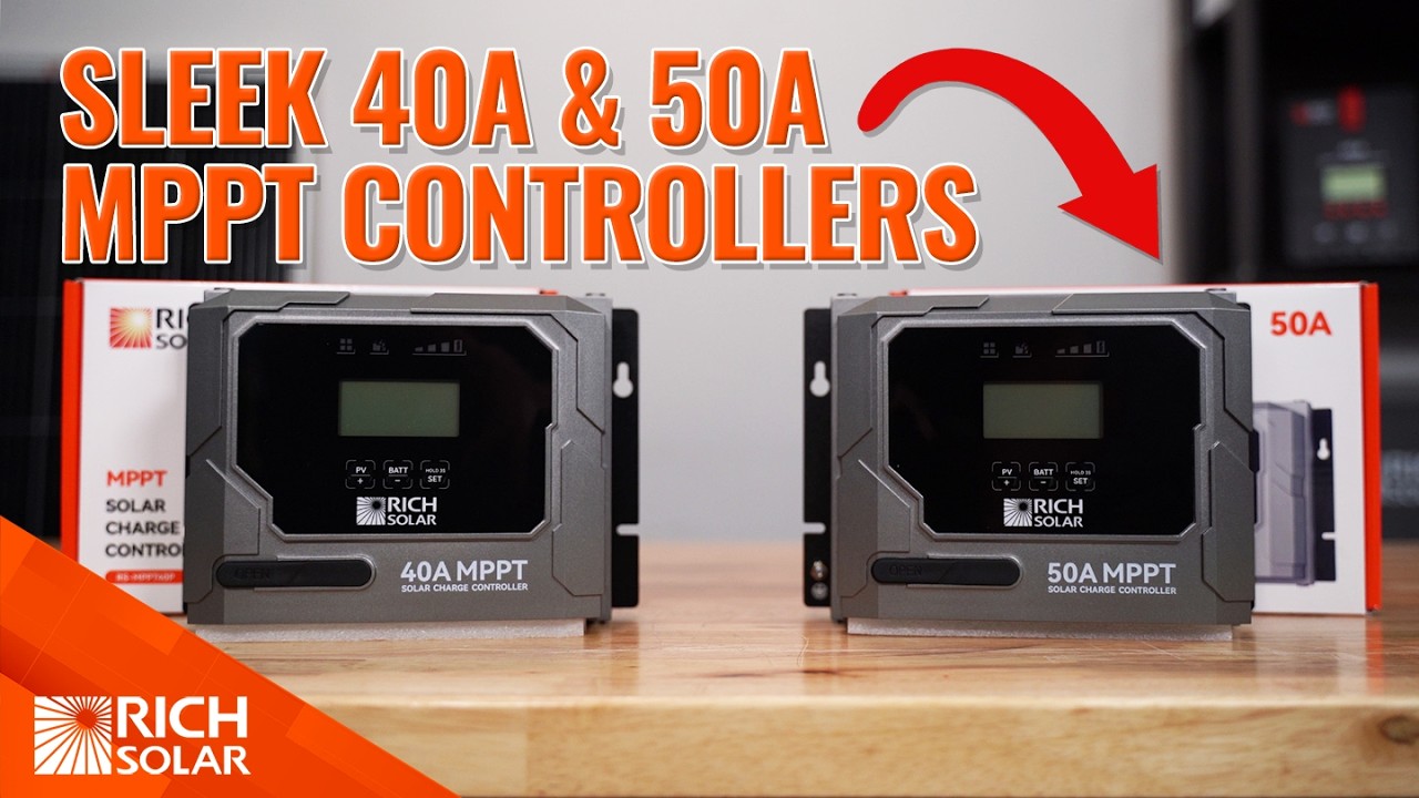 NEW RICH SOLAR BRAVO 40A & 50A MPPT Solar Charge Controller Guide | Beginner Friendly!