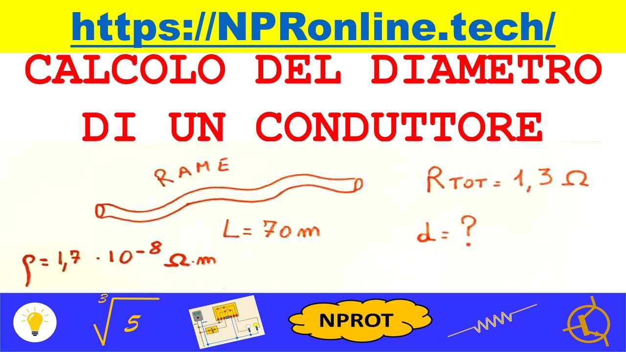 Calcolo del diametro di un conduttore