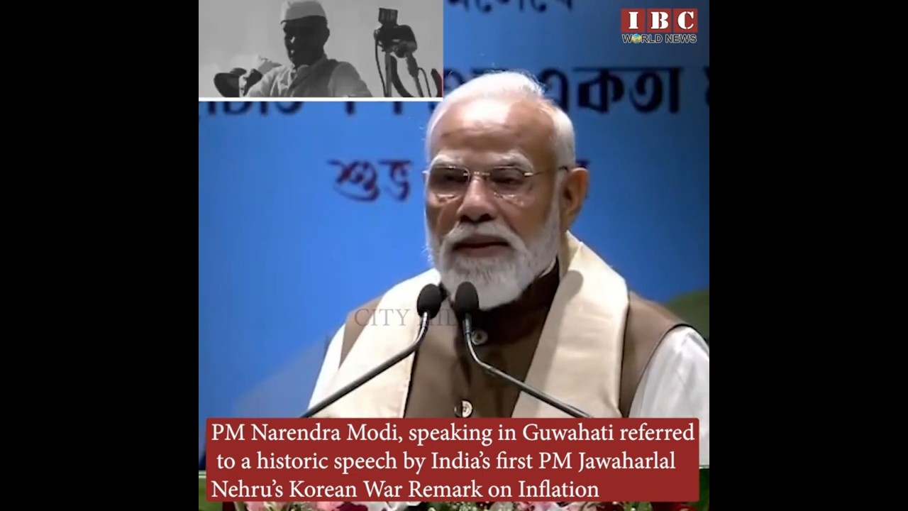 PM Narendra Modi, Cites Nehru&rsquo;s Korean War Remark IN 1951 on Inflation, Hits Out at Congress