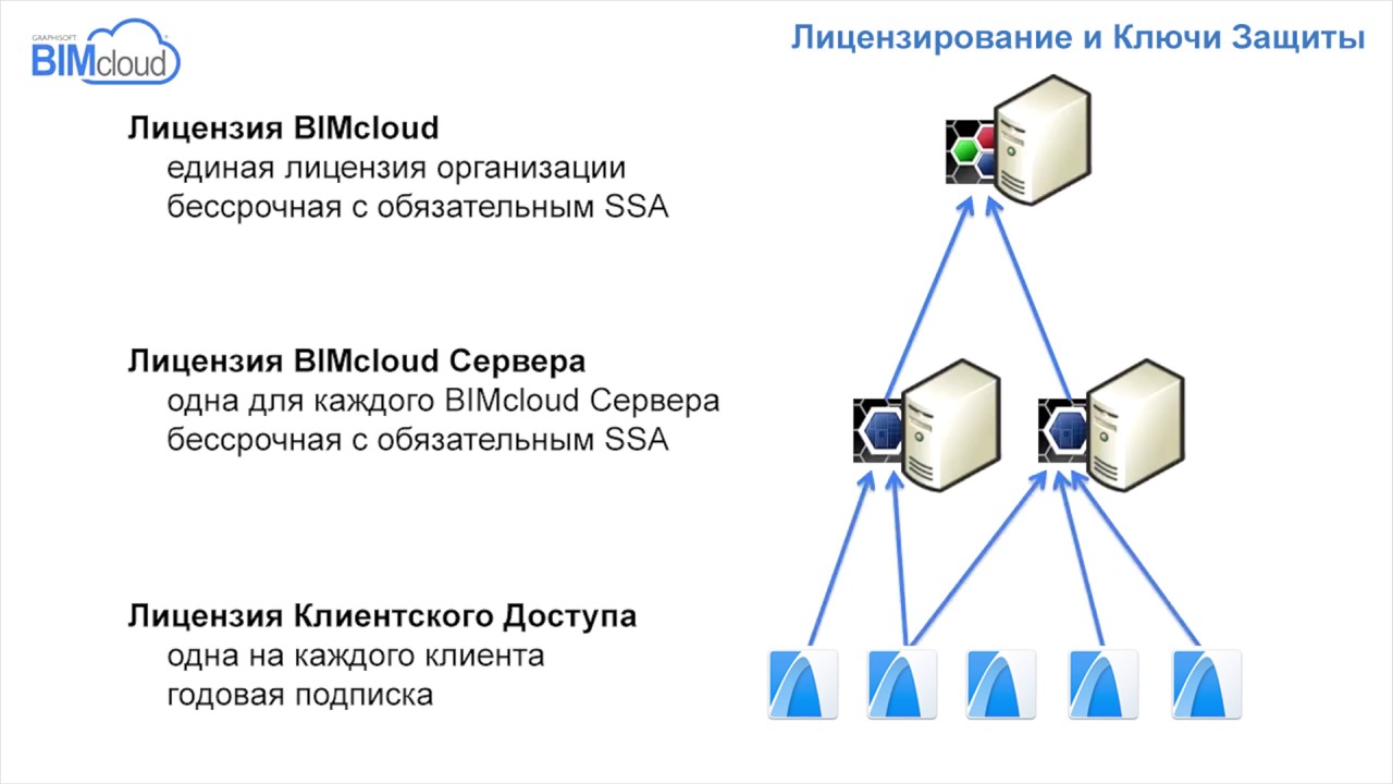 Лицензирование BIMcloud и Ключи Защиты