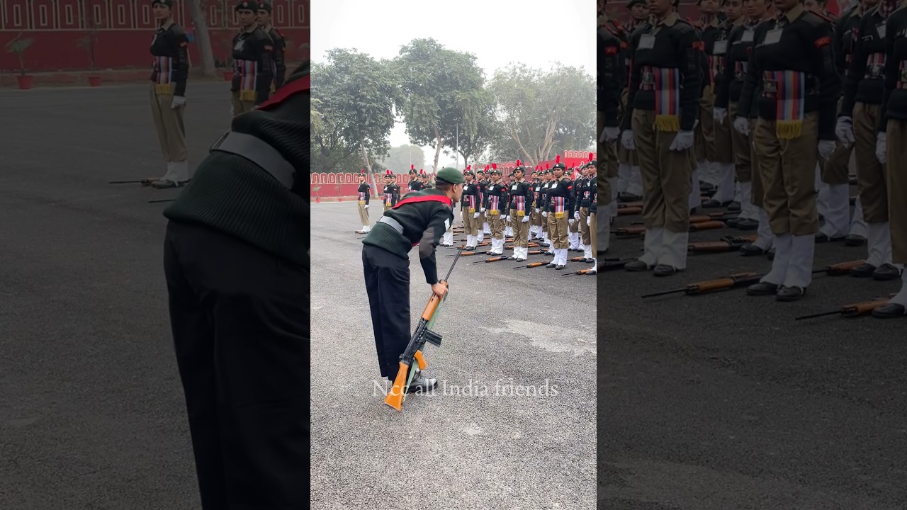 Drill Instructor demo, RDC CAMP 2025 #nationalcadetcorps #ncc #rdc2025 #rdc #shorts #viralvideo