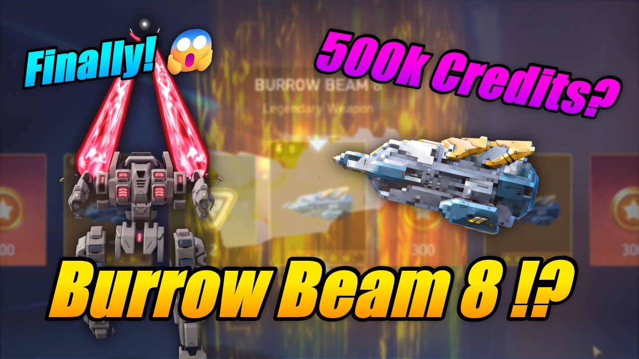 After 500k+ Credits… Finally Got Burrow Beam 8 😱 First Test  | Was It Worth It? 🤔