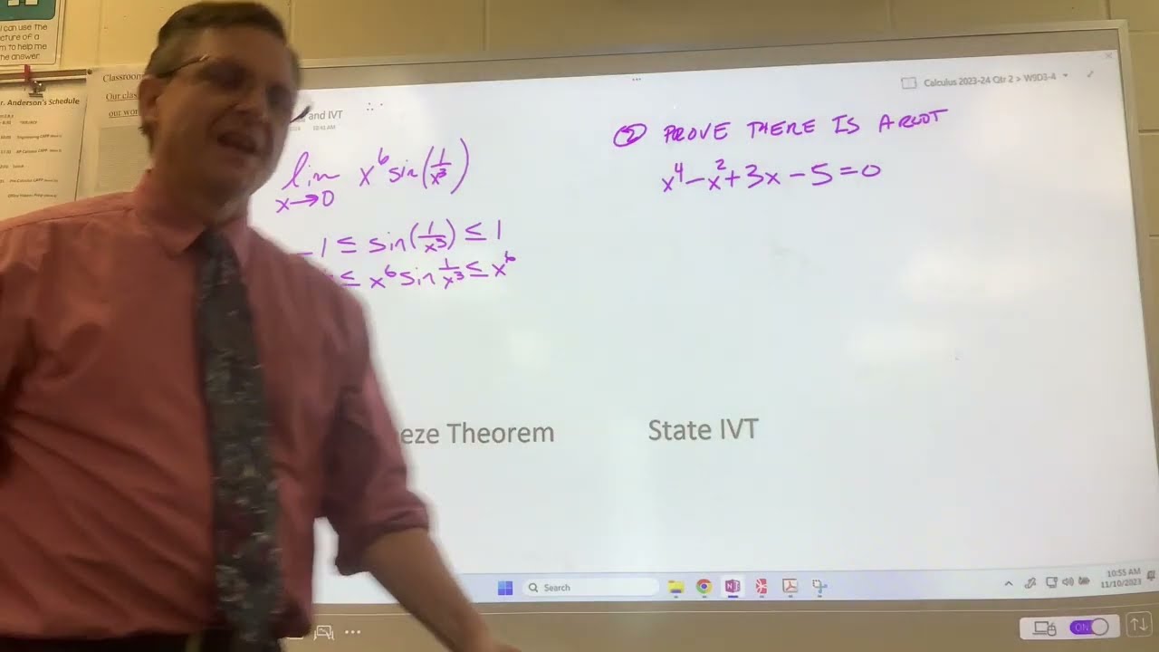 AP Calculus AB - Squeeze Example