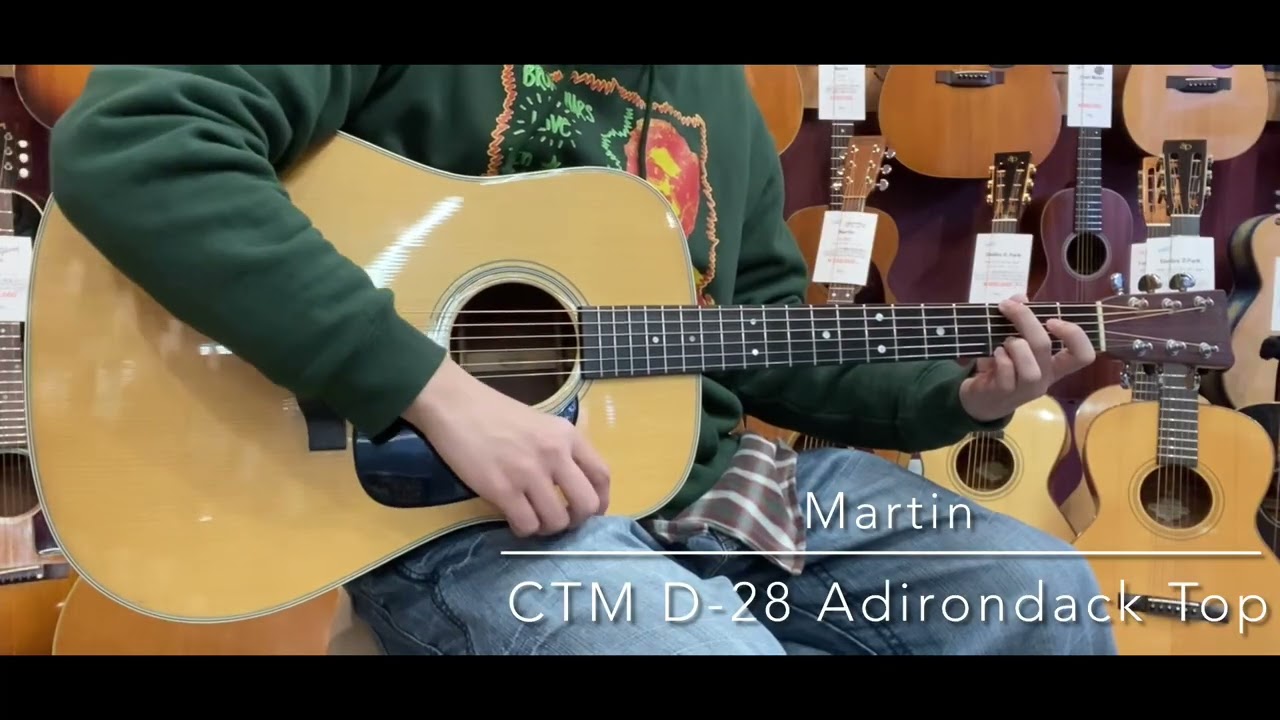 Martin Custom D-28 Adirondack Top