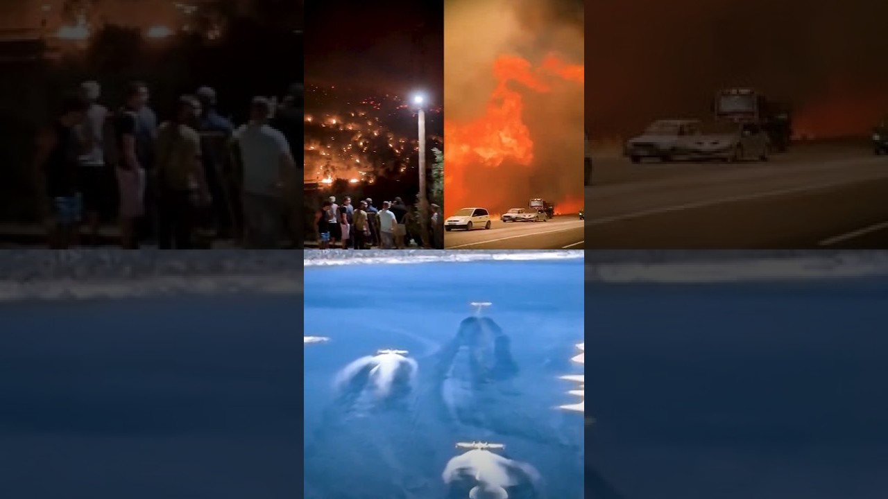 Two firefighters die as severe wildfires sweep across Greece