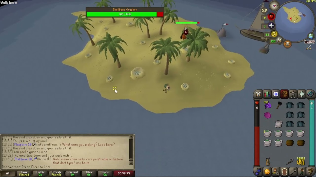 Day One Troubled Tortugans Level 3 Skiller Boss Fights Sailing Quest