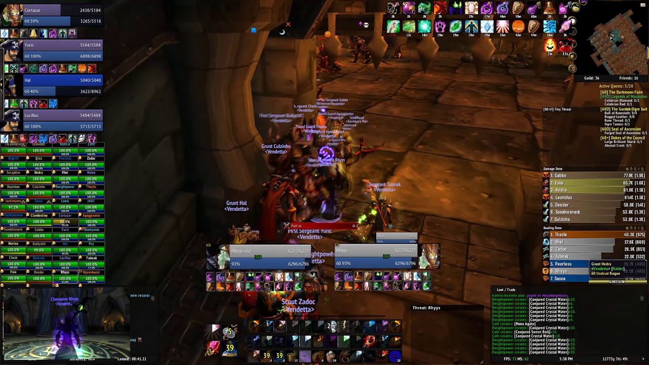 Classic WoW - Blackwing Lair - Vendetta (H) - 48:04 (Shadow Priest POV)