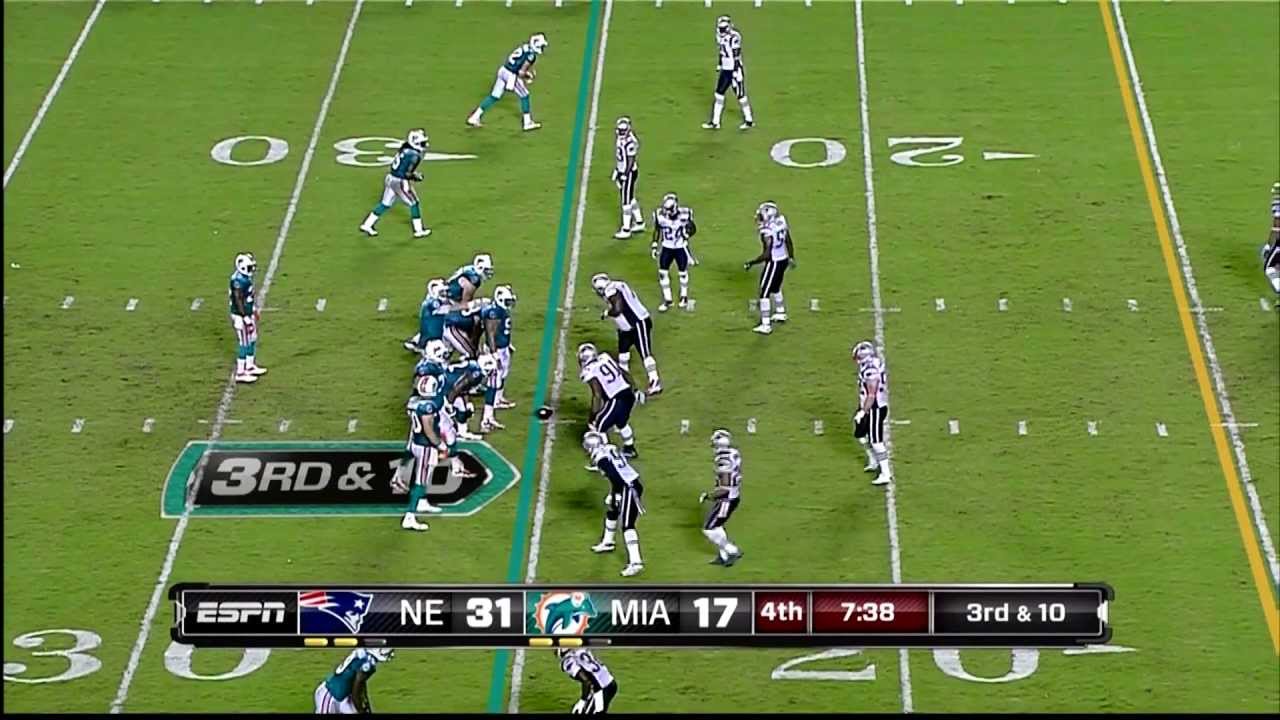 Monday Night Football Patriots vs. Dolphins: Ron Jaworski Curses Live On Air (9/12/11)