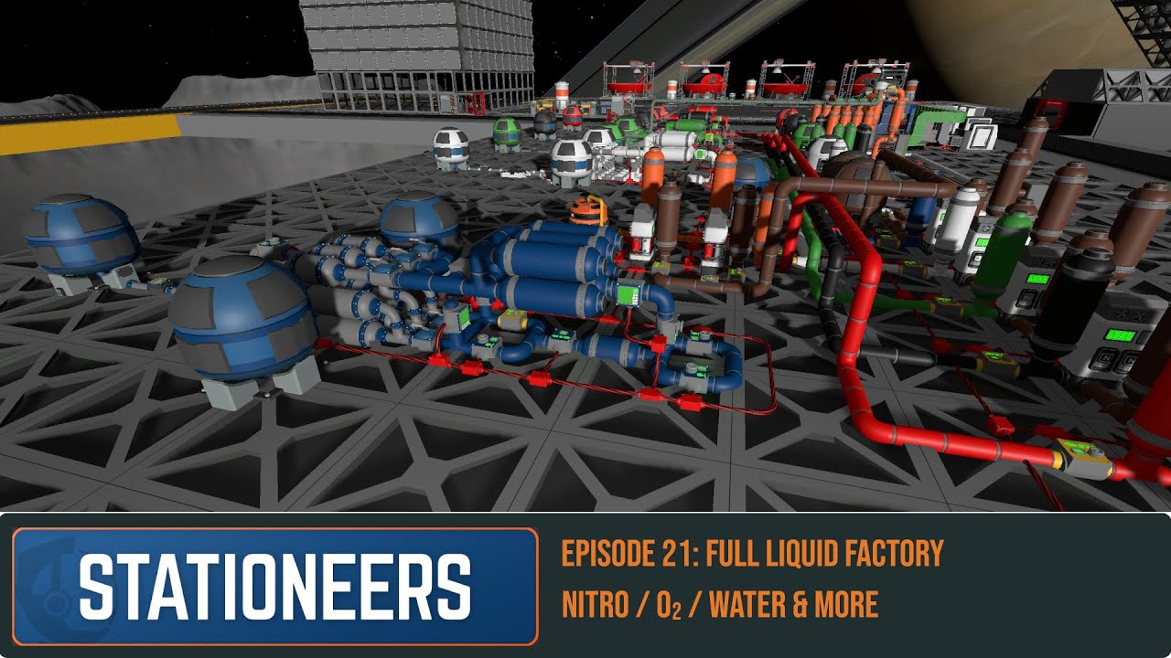 Fully Automated Liquid Fuel & Water Production | Stationeers Brutal Episode 21