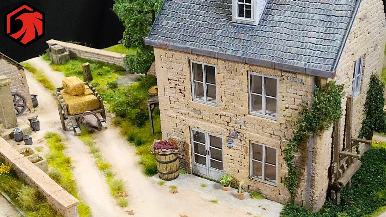 Построение ландшафта фермы Нормандии: стол Bolt Action 6