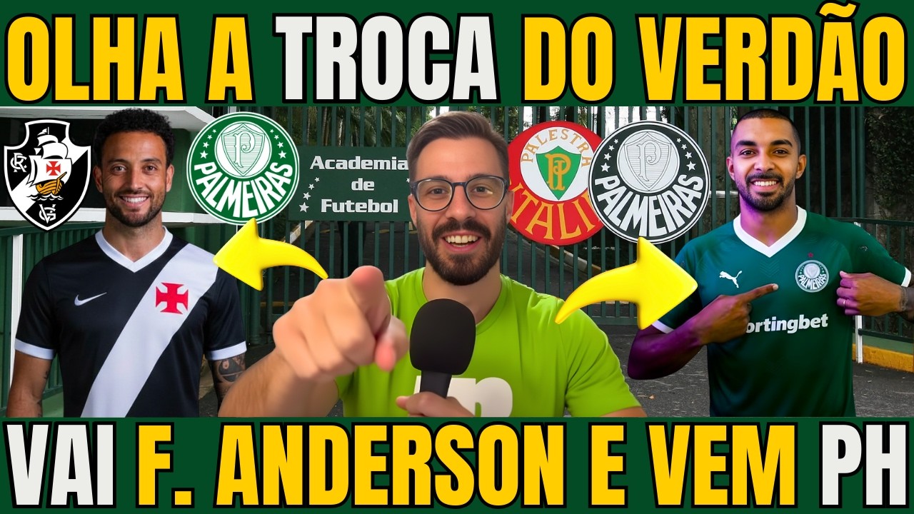 PH NO VERDÃO? PALMEIRAS QUER CONTRATAR PAULO HENRIQUE E PODE COLOCAR FELIPE ANDERSON NA TROCA