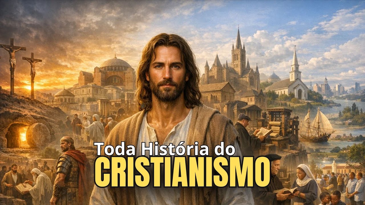 A História Completa do Cristianismo: Nascimento de Jesus Cristo aos Dias Atuais