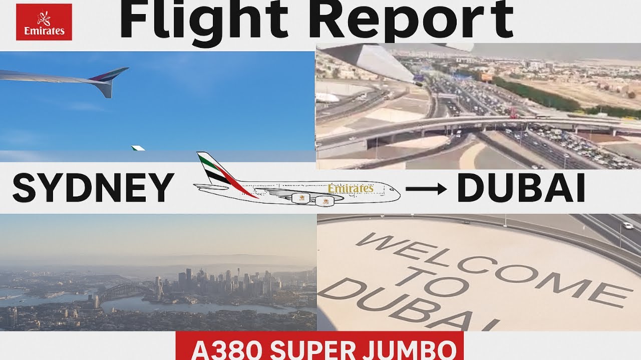 TRIP REPORT | 🇦🇺 Sydney to Dubai 🇦🇪 | Emirates A380-800 Economy Class - EK415 (A6-EEO) Review