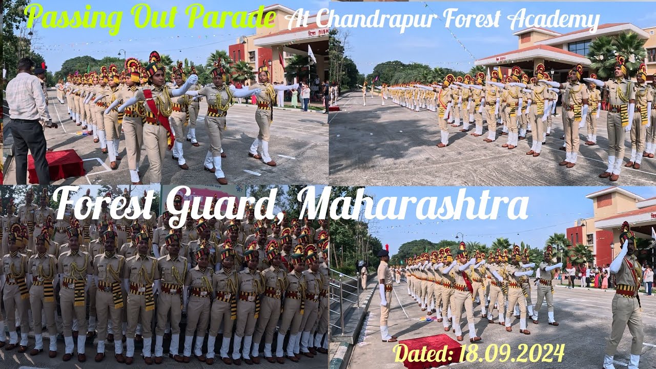 🫡🫡 PASSING OUT PARADE | FOREST GUARD MAHARASHTRA | CHANDRAPUR FOREST ACADEMY CHANDRAPUR MAHARASHTRA