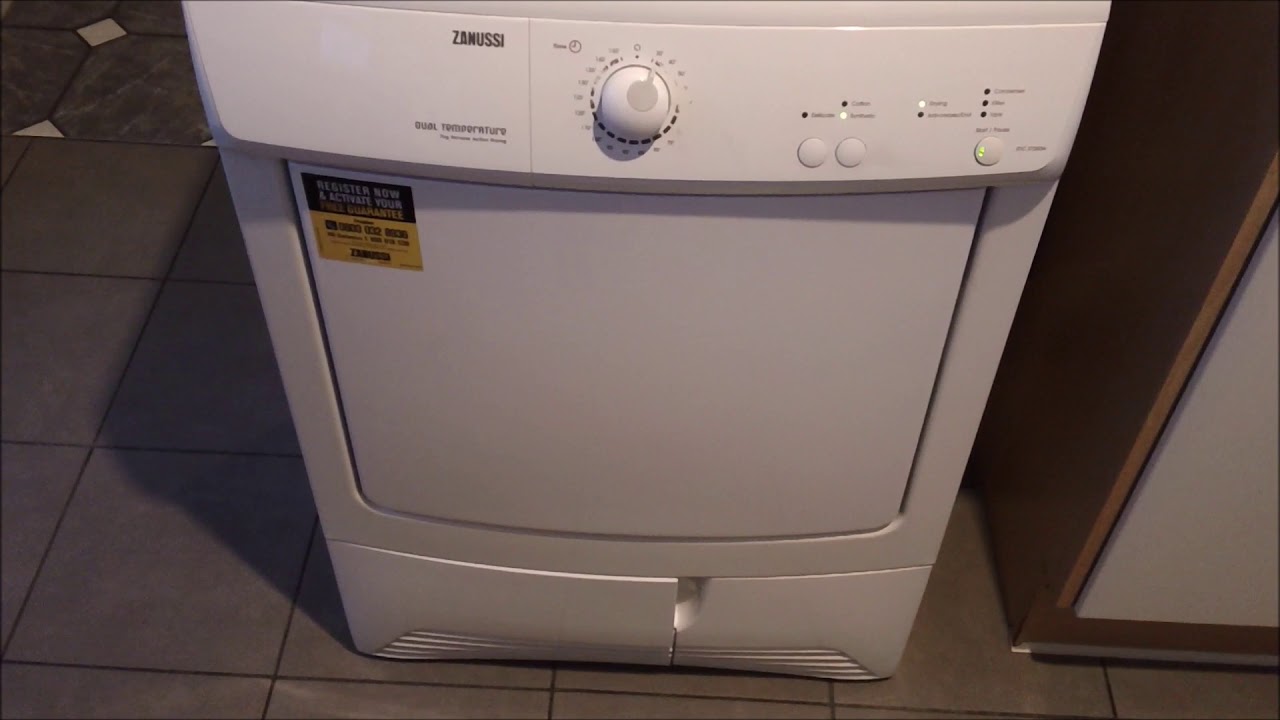 Ebay: Zanussi Tumble Dryer Test.