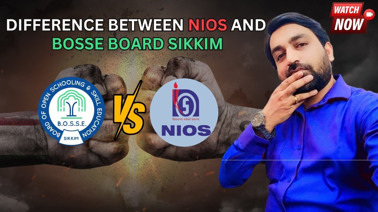 DIFFERENCE BETWEEN NIOS BOARD & BOSSE BOARD SIKKIM #nios #bosse