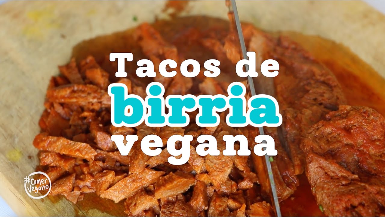 🌮 Tacos de BIRRIA vegana | ¡Altos en proteína!