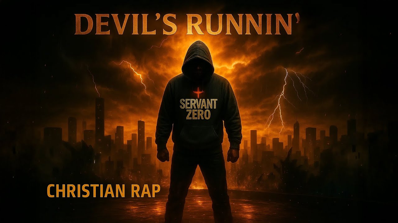 Servant Zero - DEVIL'S RUNNIN' (Eminem/NF Style Christian Rap | Spiritual Victory Anthem)