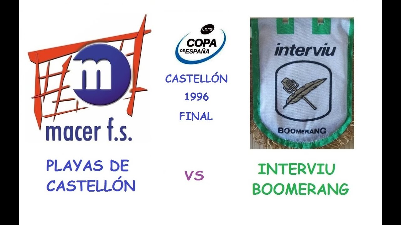 Playas Castellón vs Interviu Boomerang (Final Copa 1996)