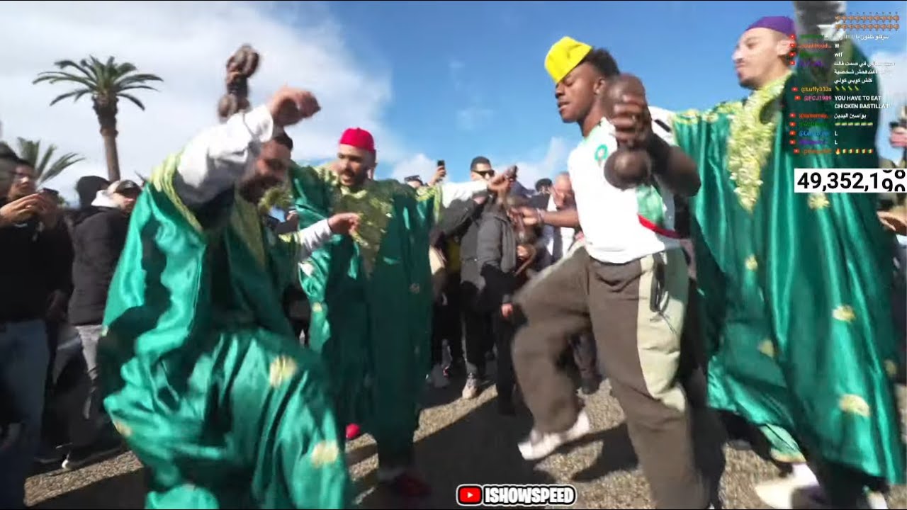iShowSpeed Does A Traditional Moroccan Dance 🇲🇦