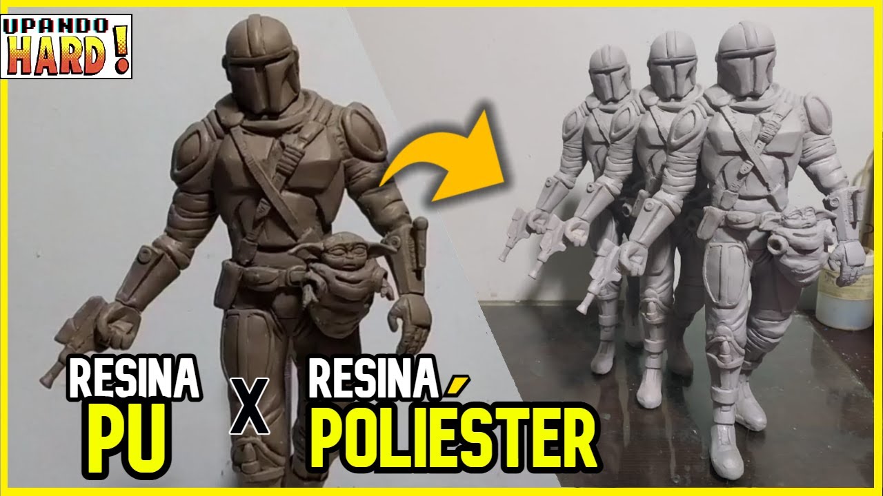 Casting resina PU (Poliuretano) x Casting resina POLIÉSTER I Molde de silicone