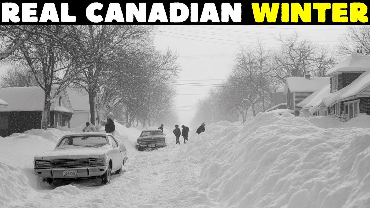 То, какими были канадские зимы раньше, вас потрясет ❄️🇨🇦