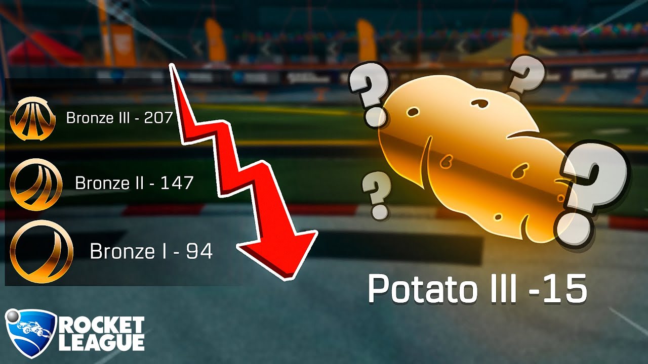 Tem COMO CAIR de RANK NO BRONZE 1? (Rocket League)