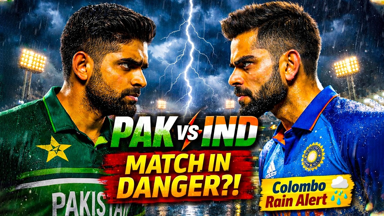 Pakistan vs India Big Clash in Danger? Rain Threat Looms Over T20 World Cup 2026