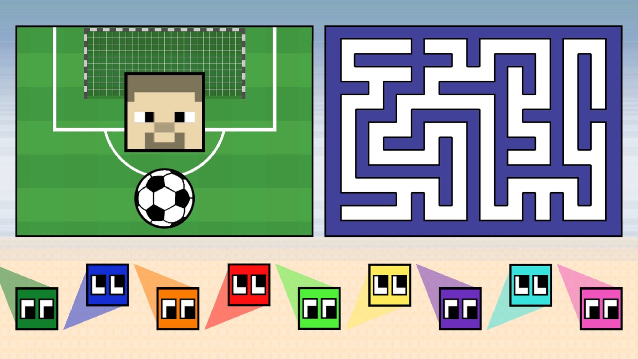 Maze Race &times; Football - Round of 16 | Square League