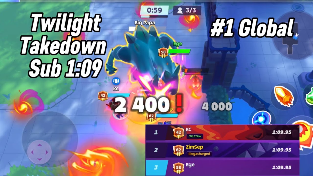 Twilight Takedown Sub 1:09 Current World Record - Neo Moco 