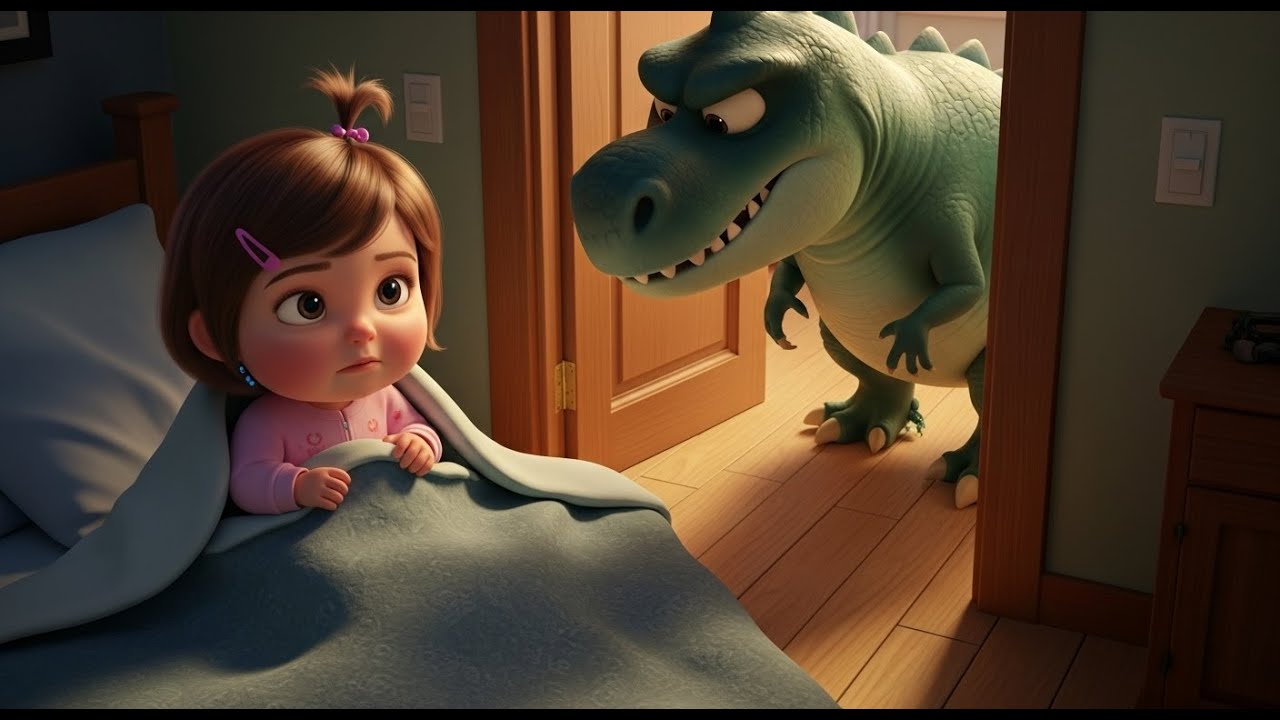 Dinosaur at the door ! 🦖 Don’t Be Scared | Brave Adventure for Kids