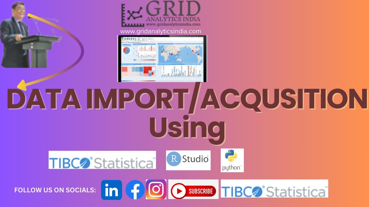 Data Acqusition-Made Easy with No- Low Coding Tool Statistica. R, Python - All in One Go.