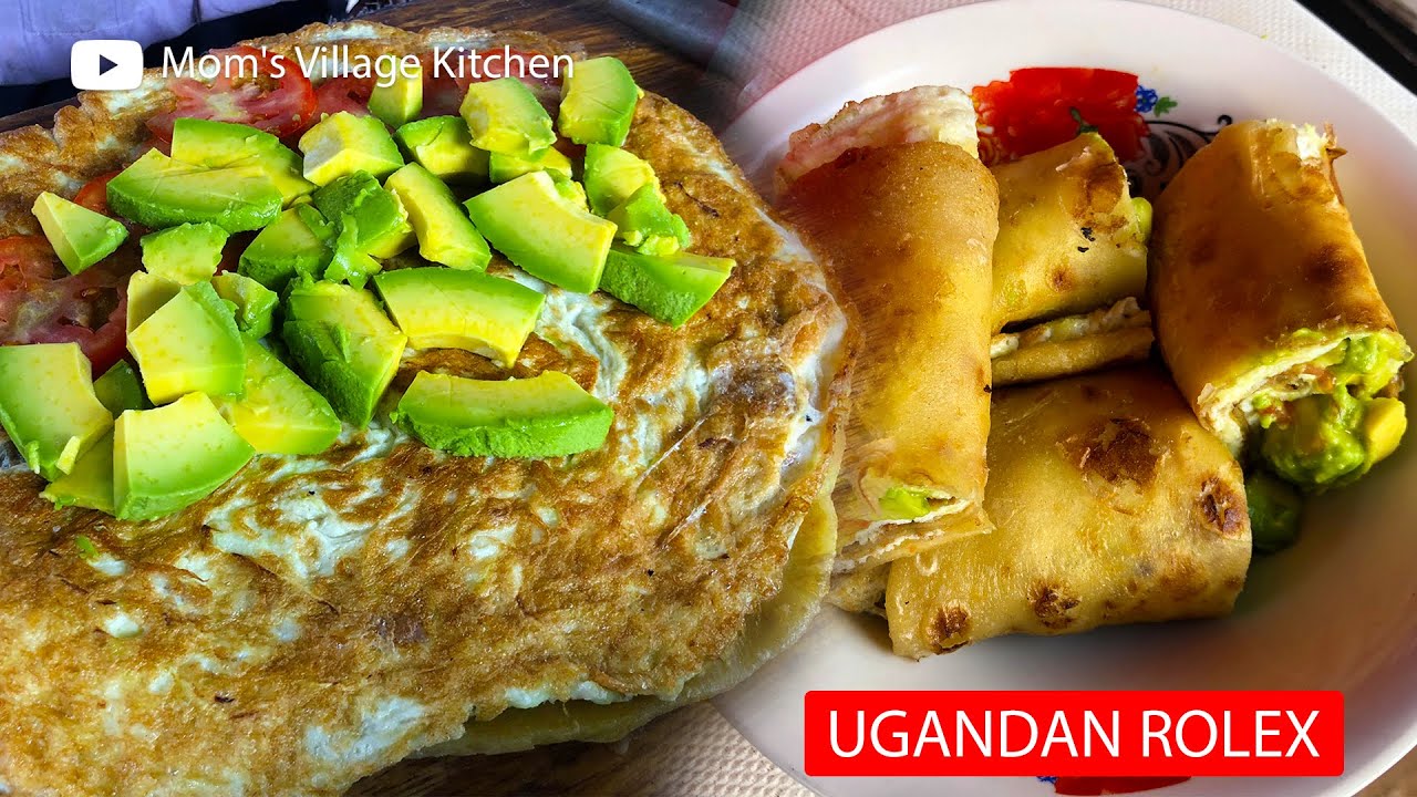 How to Make A Ugandan Rolex & Chapati - Cheapest Street Food Kampala - African Food