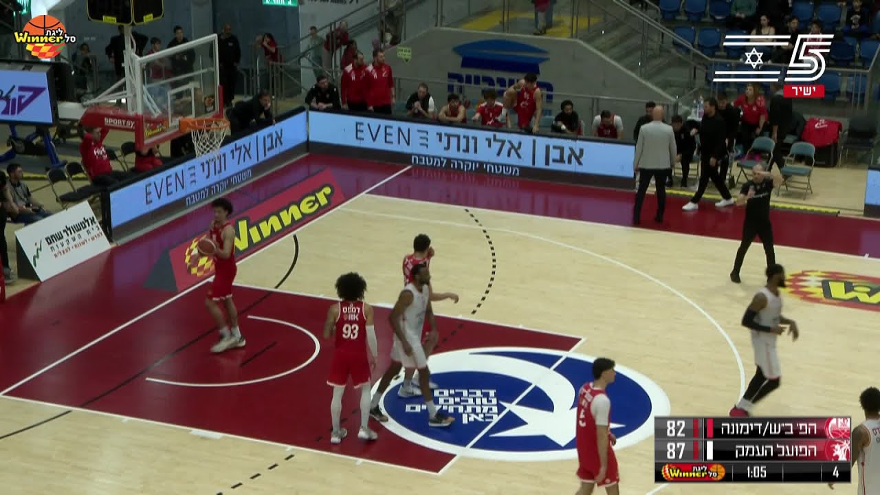 Highlights from Cameron Henry's 21 -Hapoel Beer Sheva/Dimona vs. HAPOEL HAEMEK
