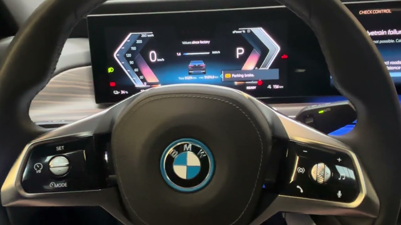 BMW i7 2024 Inspection / Service reset