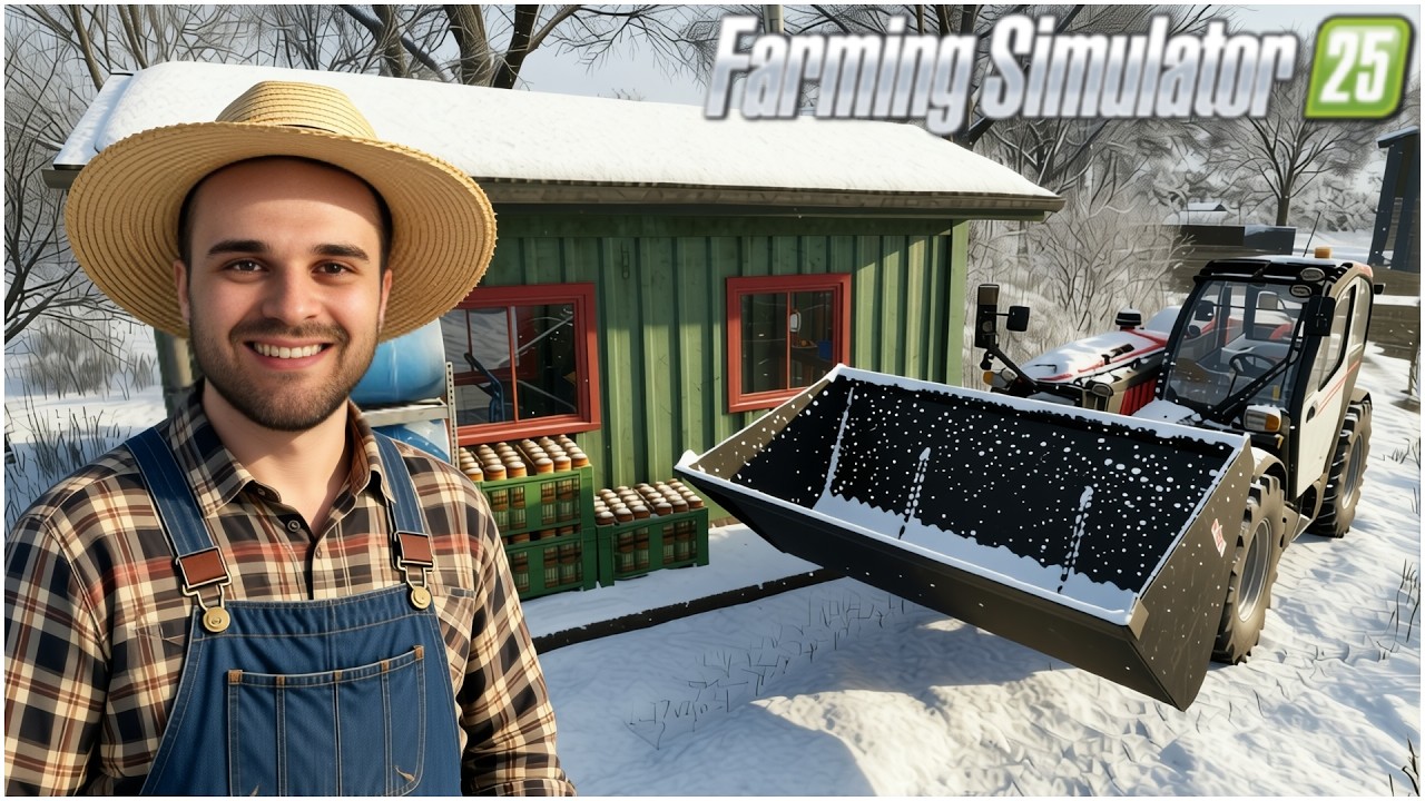 FS25 The Pichonnière Valley #8 - SPALIAMO UN PÒ DI NEVE PRIMA DI CAMBIARE STAGIONE - GAMEPLAY ITA