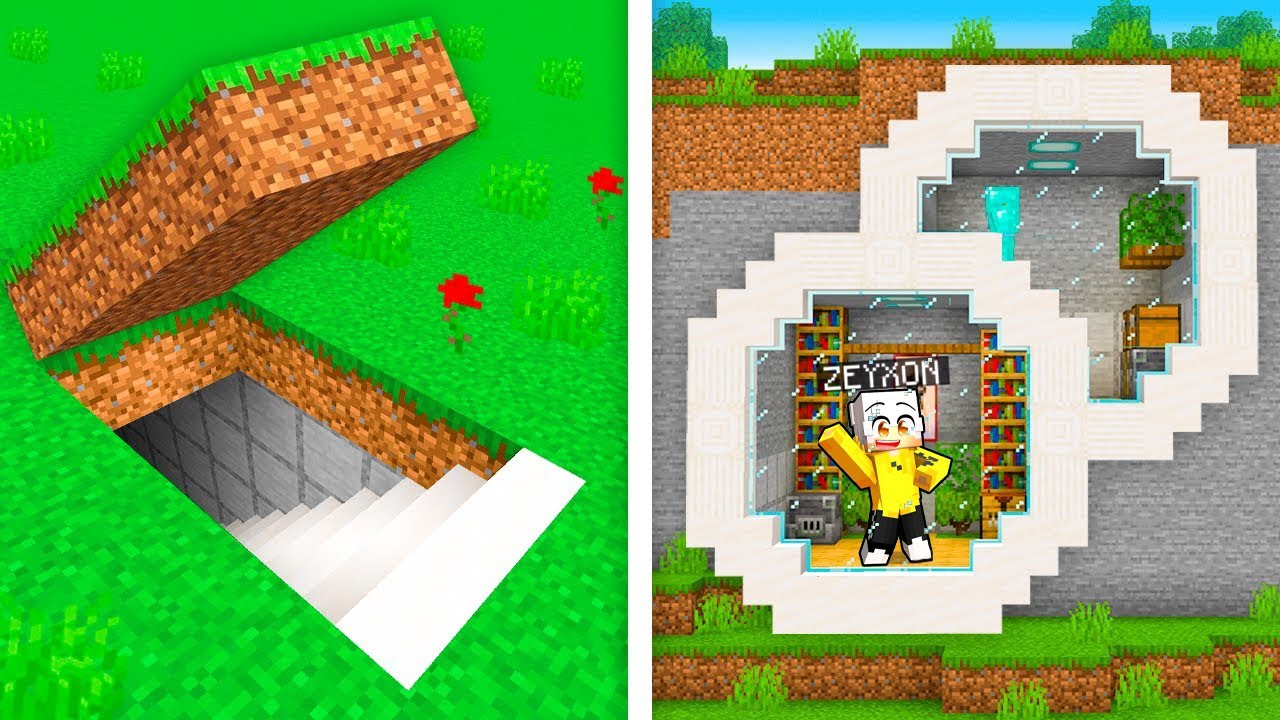 Ho COSTRUITO una CASA SEGRETA DENTRO una MONTAGNA in MINECRAFT!