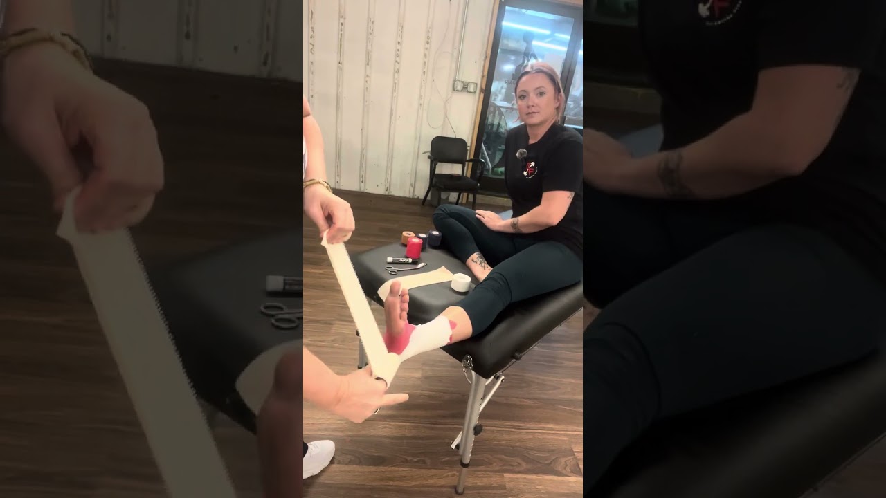 High Ankle or Syndesmotic Tape job