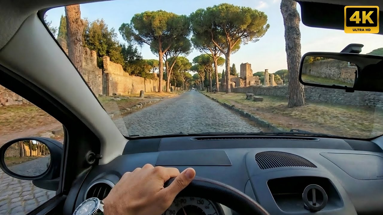 Rome Traffic - The UNWRITTEN Rules (Morning Drive) | 4K POV ASMR